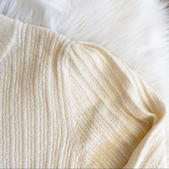 ASOS Cream Ribbed Sweater - Picture 9 of 11